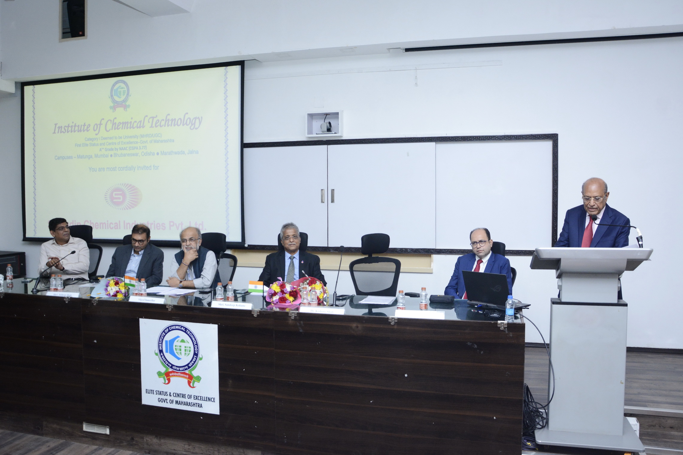  Dr. Kishore Shah addressing the gathering