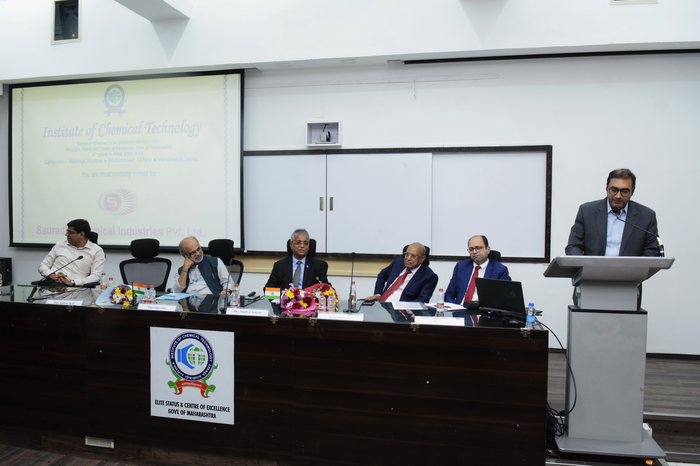  Shri. Jaideep Shah addressing the gathering