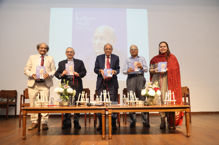 Dr. Kishore Shah's Biography released